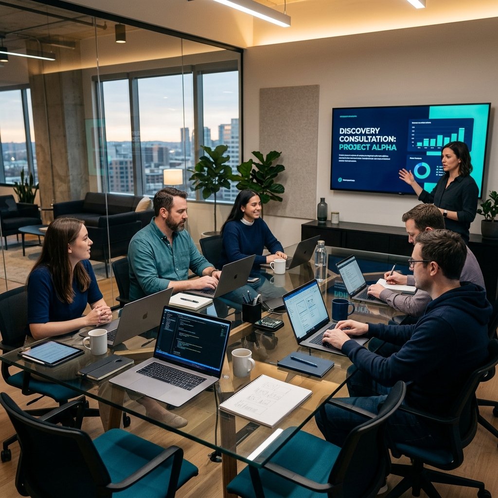 GlidedMatrix Tech team discovery consultation